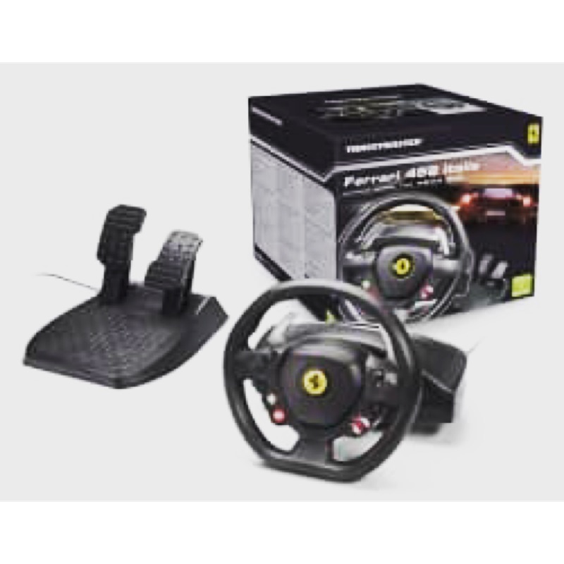 THRUSTMASTER 賽車 方向盤 支援 XBOX360 PC