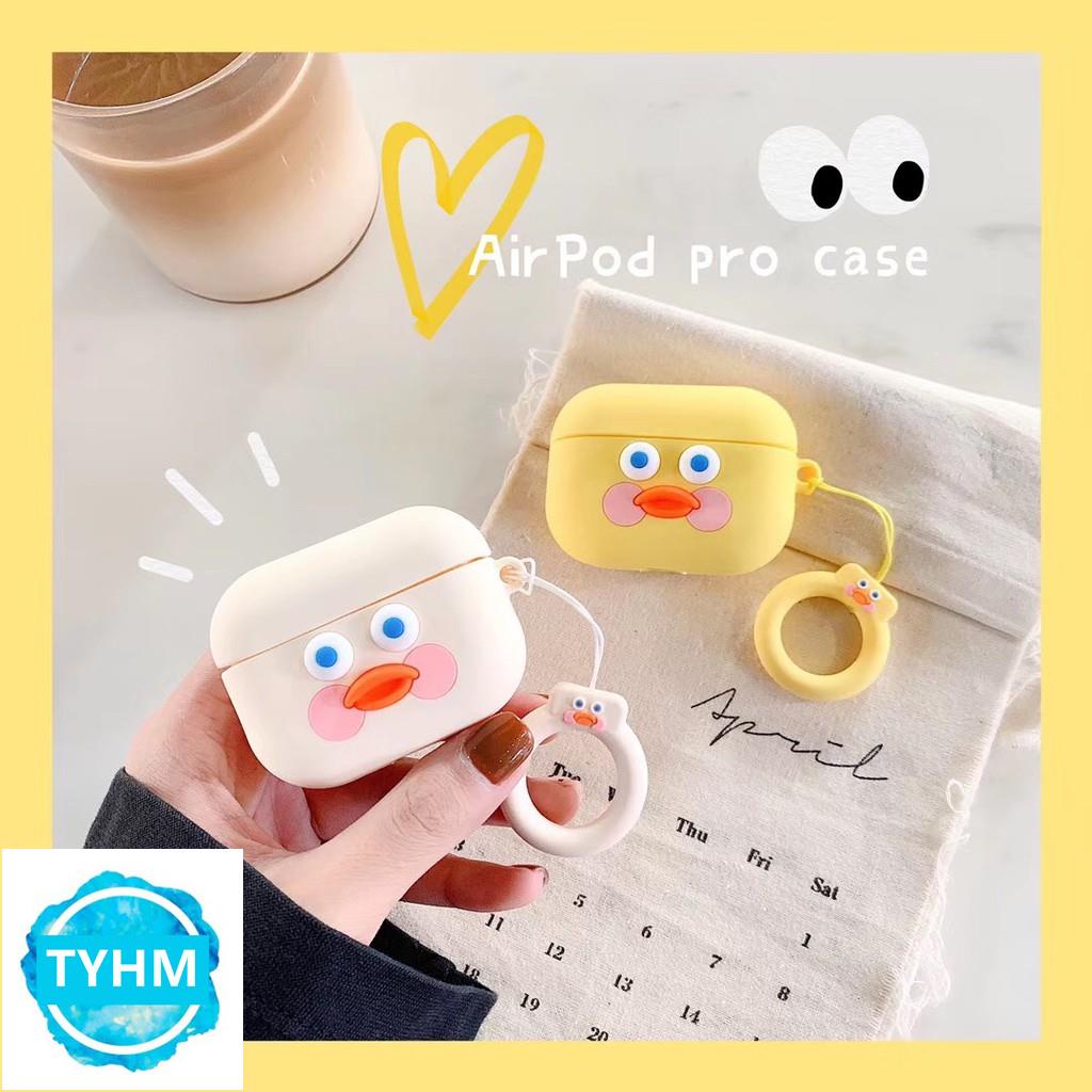 【TYHM】AirPods Pro 日系卡通吐司麵包 香腸嘴 網紅玻尿酸鴨 矽膠蘋果無線耳機保護套 蘋果矽膠保護