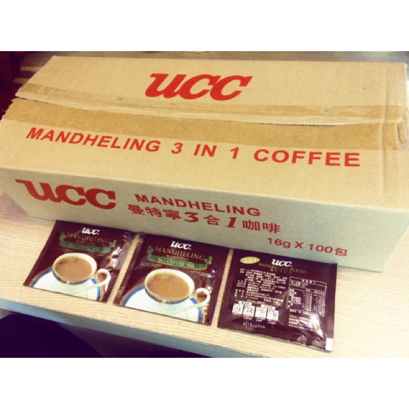 UCC三合一即溶咖啡