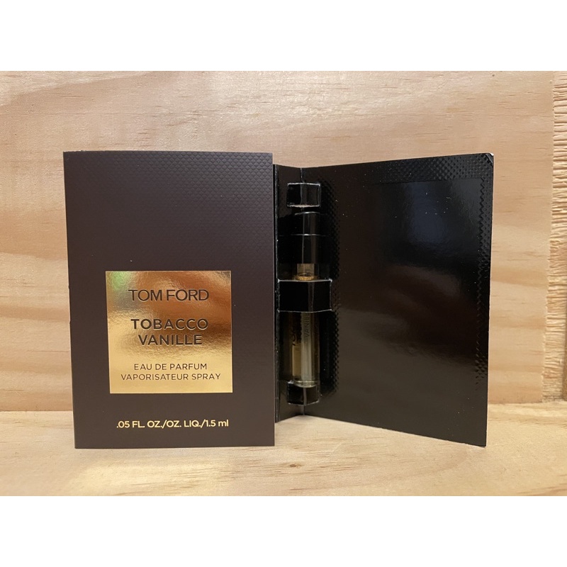 美國原裝 Tom Ford 午夜香草 菸葉香草 Tobacco Vanille 中性淡香精 針管/試管 1.5ml