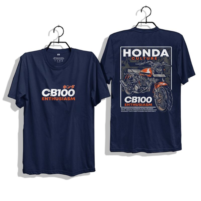 HONDA Cb100本田文化熱心騎士cb經典t恤