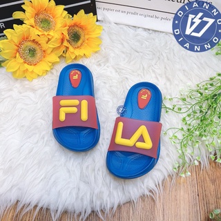 帝安諾-實體店面 FILA KIDS 中童鞋 運動拖鞋 涼拖鞋 拖鞋 防水 夏天必備 S428V 藍黃紅 藍紅 藍色