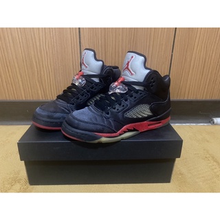Air Jordan 5 Retro (GS) 黑紅 女鞋 二手