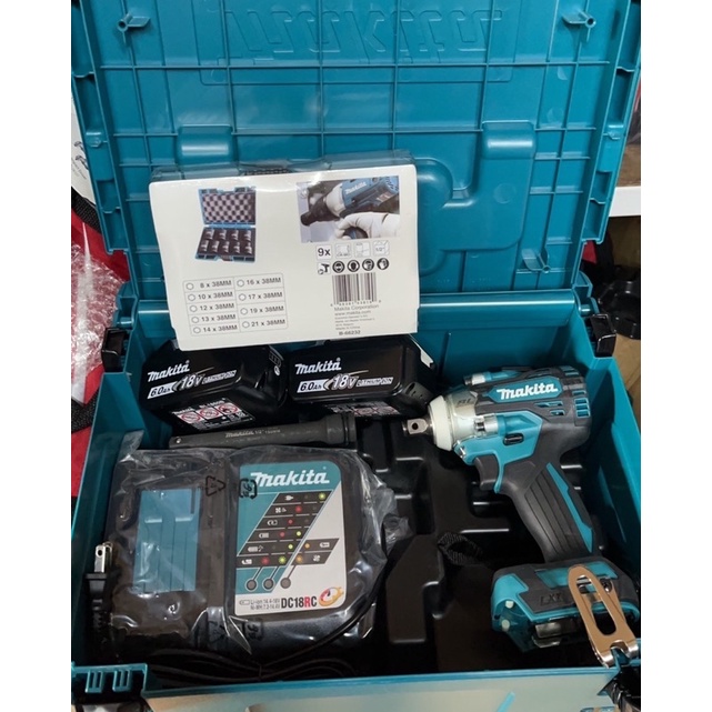 現貨☆中日機械☆Makita 牧田 18V無刷套筒板手組 1/2" DTW300GJX3 DTW300 套筒 四分扳手