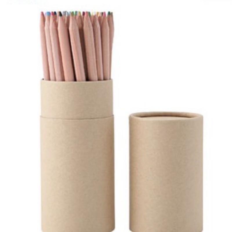 全新  無印良品 muji 紙筒裝繪圖色鉛筆／36色