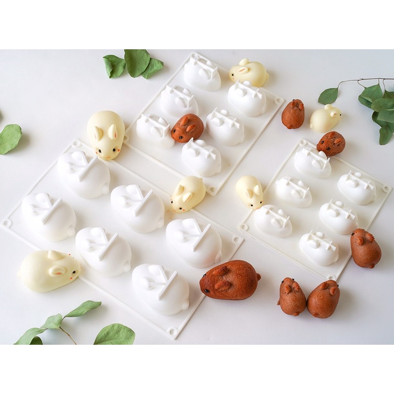 （預購）日本Cotta 小兔子 兔子 費南雪 瑪德蓮 小蛋糕 巧克力 烤模 模具 矽膠模具