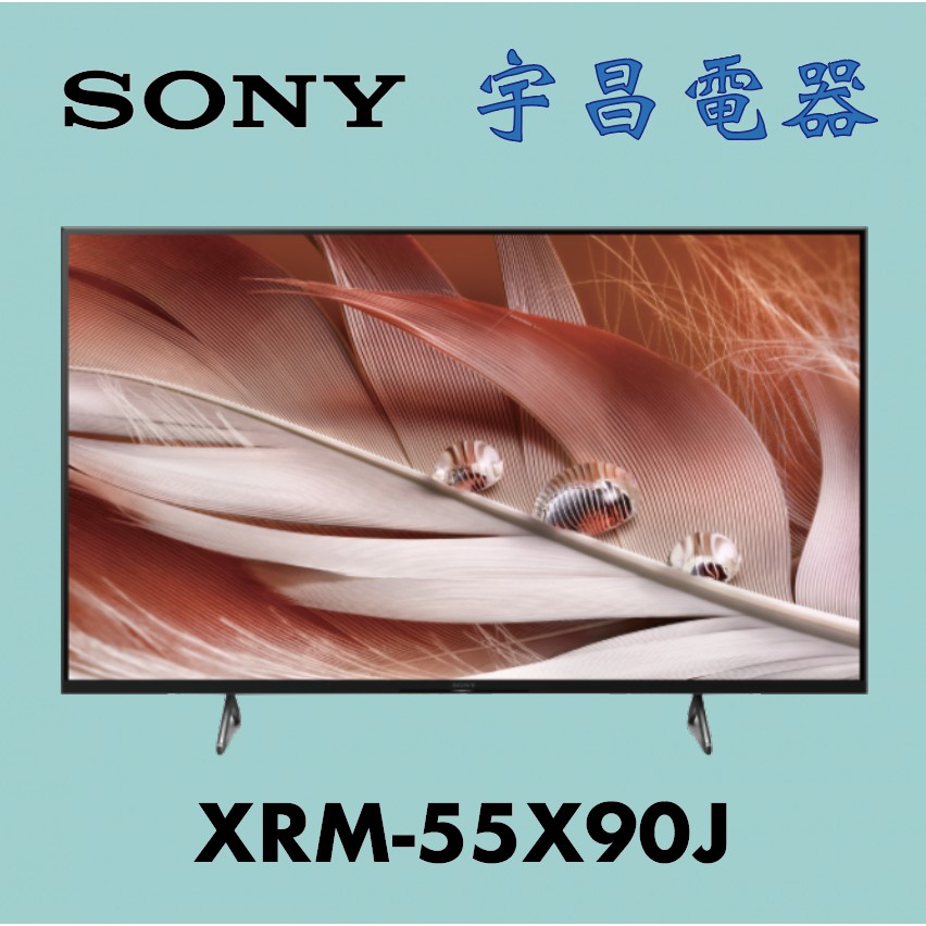 【宇昌電器】私訊優惠價 SONY 索尼 55吋 4K 智慧連網顯示器 XRM-55X90J / 55X90J