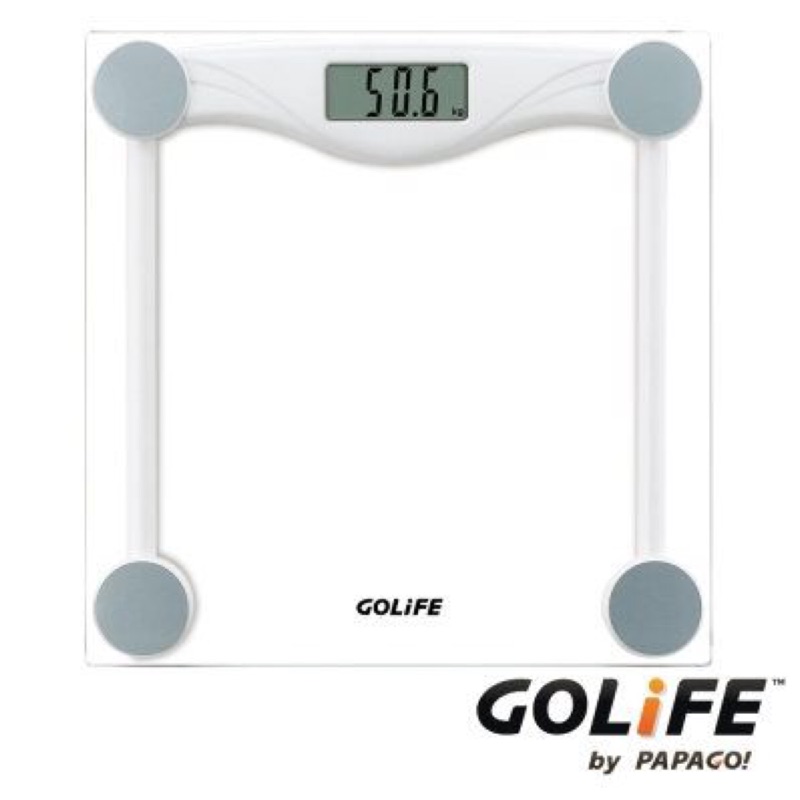 GOLiFE Fit Plus藍牙智慧BMI電子體重計(by PAPAGO)白色