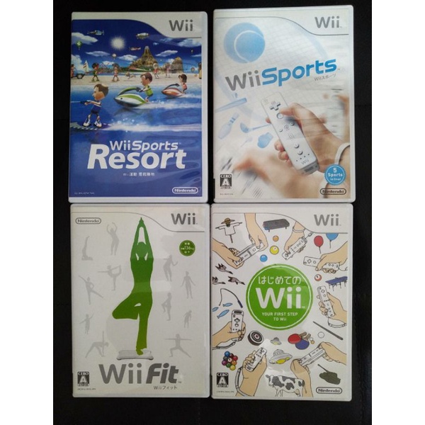 Wii正版遊戲片～度假勝地 Resort,運動 Sports, Fit 塑身,第一次接觸～二手