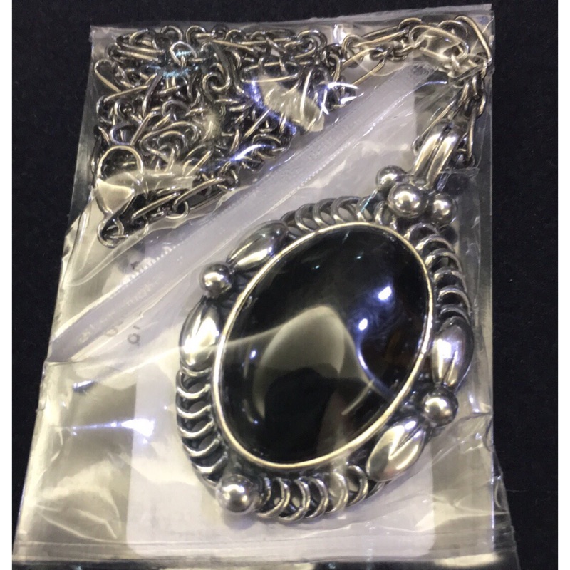 Georg Jensen 喬治傑生1995 年度項鍊黑瑪瑙放大版全新專櫃正品 蝦皮購物