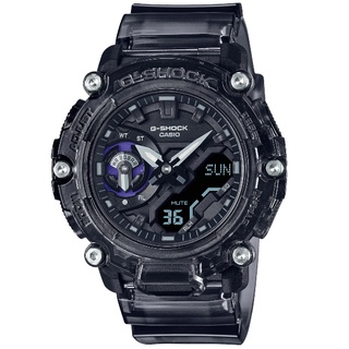CASIO 卡西歐 GA-2200SKL-8A/ G-SHOCK系列 幻象音浪雙顯手錶 / 黑 47.1mm