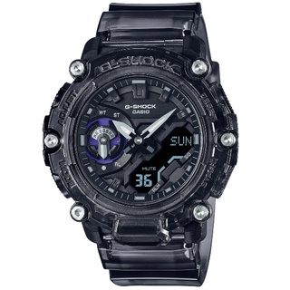 CASIO 卡西歐 GA-2200SKL-8A/ G-SHOCK系列 幻象音浪雙顯手錶 / 黑 47.1mm