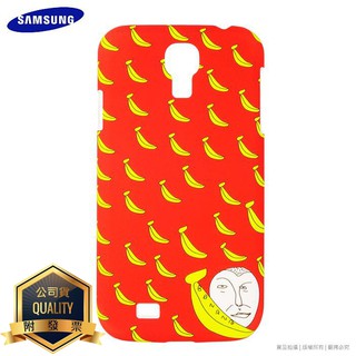 SAMSUNG GALAXY S4 i9500 專用 原廠香蕉塗鴉背蓋/保護殼/原廠保護殼/原廠保護套/硬式保護殼