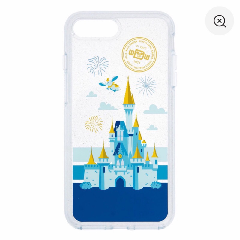 Disney otterbox聯名款 迪士尼 小飛象、城堡印刷 iphone 7/8 plus手機殼 手機套