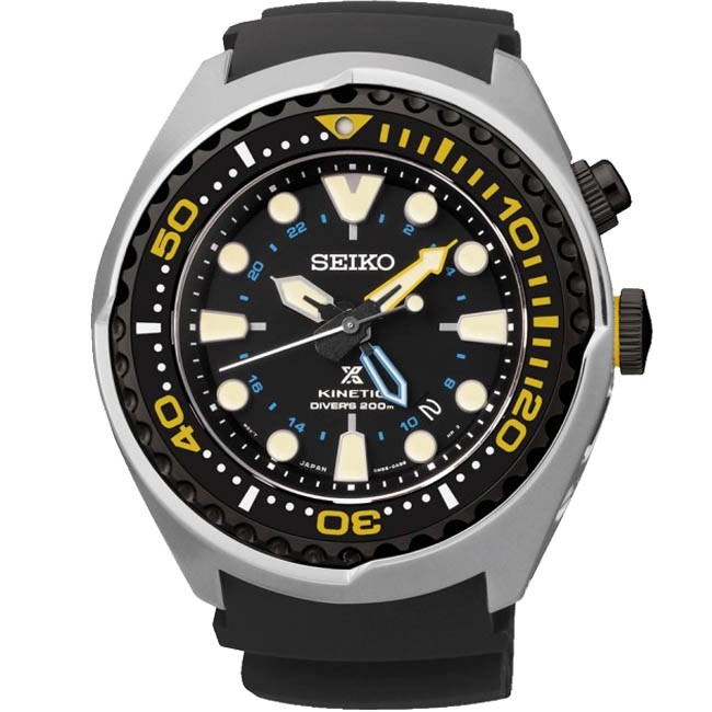 全新原廠正品 SEIKO Prospex Diver GMT 大錶徑 人工動能潛水錶 SUN021P1