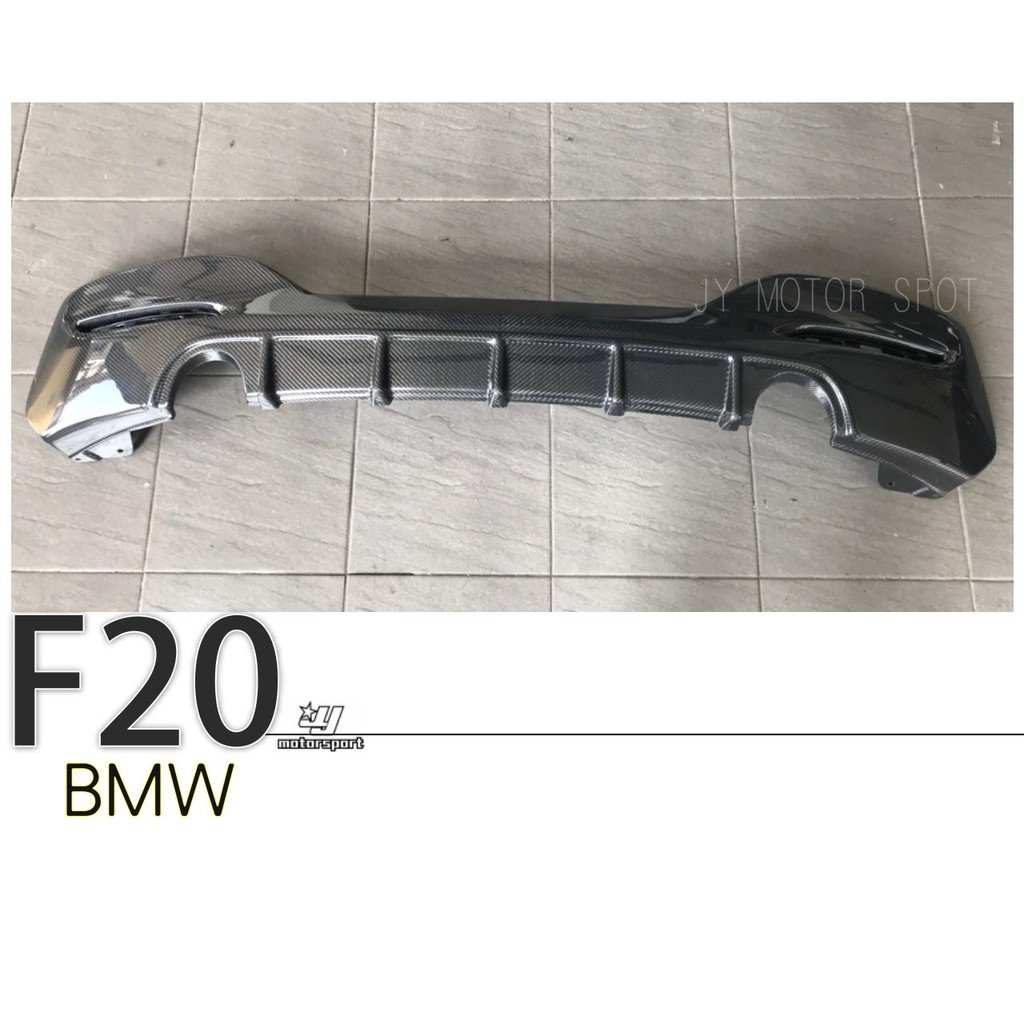 小傑車燈--新 BMW F20 LCI 小改款 17 18 19 MTECH 雙邊單出 碳纖維 CARBON卡夢 後下巴