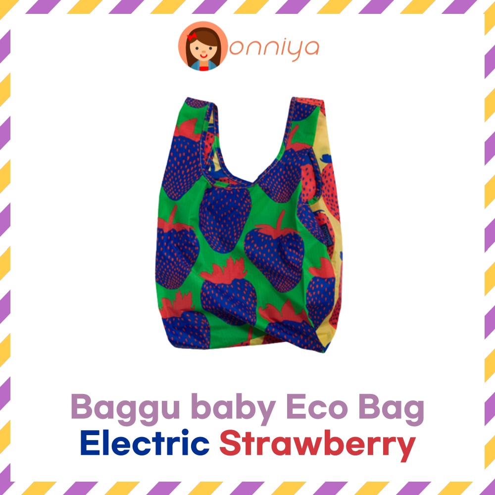[Baggu 袋] 嬰兒袋環保袋電動草莓