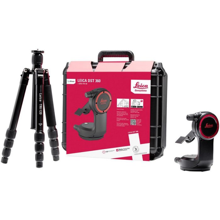 【含稅-可統編】雷射測距儀 Leica DISTO DST360 package DST360配適架+TRI120腳架