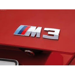 BMW M Power M3 後車箱 板金 鍍鉻字貼 字貼 同原廠尺寸 尚未有評價