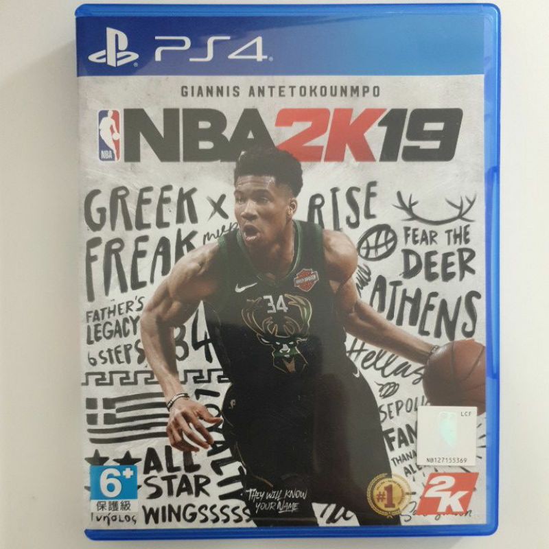 PS4 NBA 2K19 遊戲片 二手品