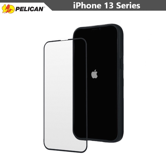 美國Pelican iPhone 13 Pro Max 派力肯專用5.5D頂級4倍強化玻璃螢幕保護貼