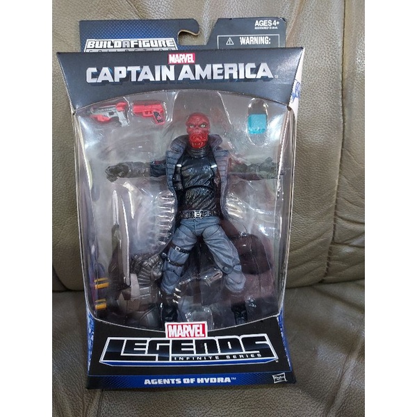 代理 漫威 Marvel Legends 6吋 紅骷髏 Red Skull 美國隊長 九頭蛇 反派 含 BAF