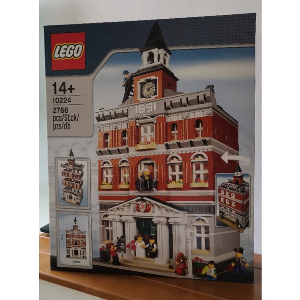 限中壢面交自取！全新品，八角尖尖！LEGO 10224街景系列市政廳