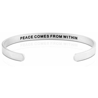 MANTRABAND 美國悄悄話手環 Peace Comes From Within 寧靜來自內心