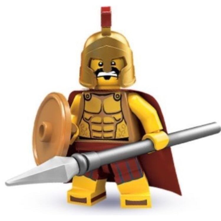 【台中翔智積木】LEGO 樂高 8684 人偶包 第二代 2號 Spartan Warrior 斯巴達戰士 戰士