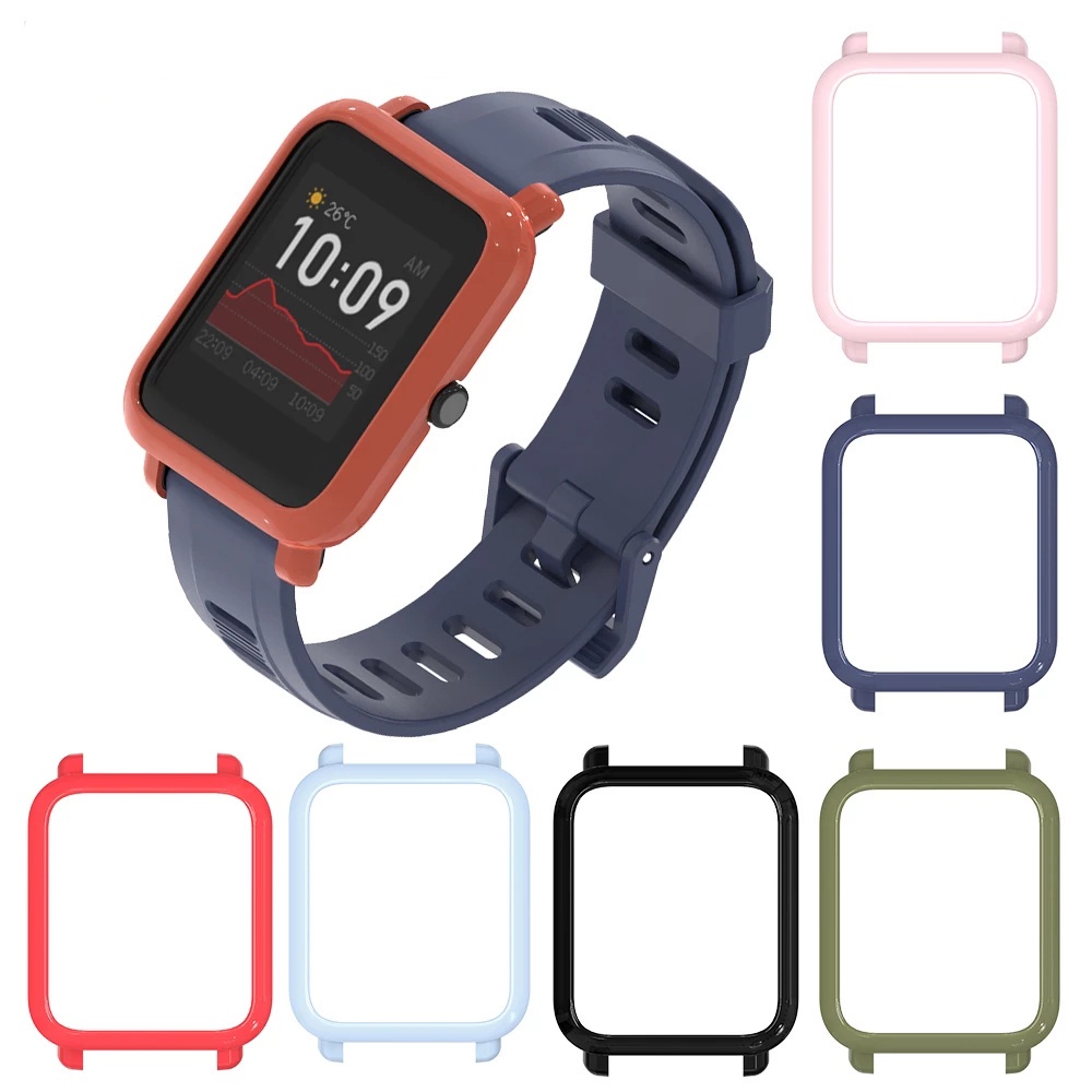 XIAOMI 小米華米 Amazfit Bip S/Bip 1S 手錶保護套 PC 塑料外殼保險槓保護框更換