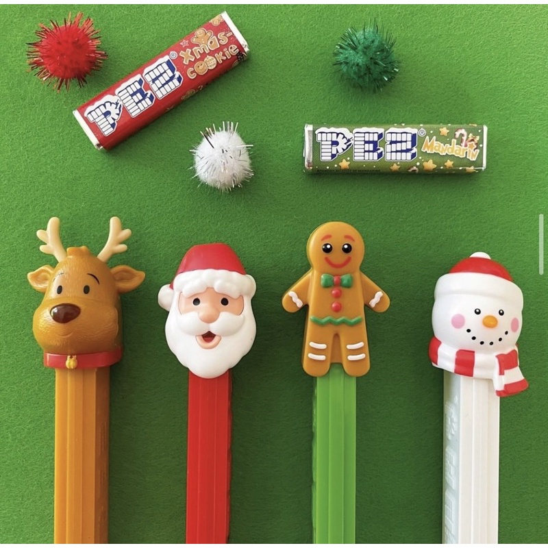 2021's PEZ christmas 貝思 給糖器 糖果盒 聖誕節 聖誕老人 馴鹿 雪人 薑餅人 ⛄️