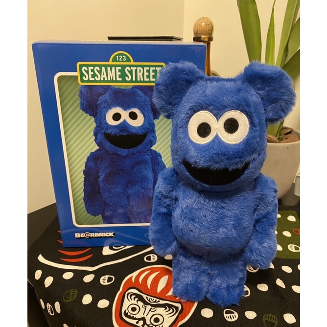［現貨拆檢］BE@RBRICK 芝麻街 餅乾怪獸 Cookie Monster 400%