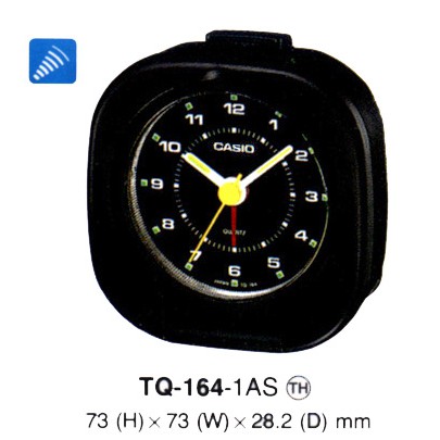 全新CASIO鬧鐘(美運公司)TQ-164有黑/白二色(日本製)
