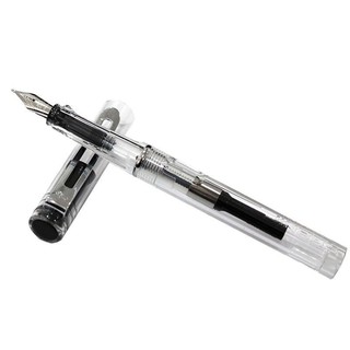 5[溫馨小舖]送筆袋金豪 599A 歐規透明鋼筆 示範鋼筆 透明鋼筆 習字鋼筆 美工筆 美工尖 書法尖 灣尖