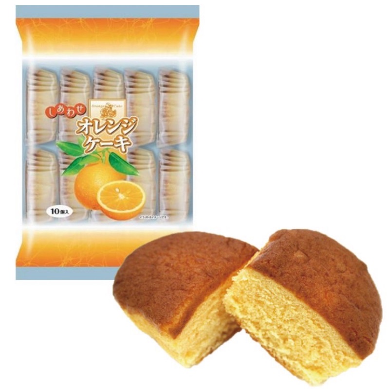 日本 幸福堂 柳橙風味蛋糕