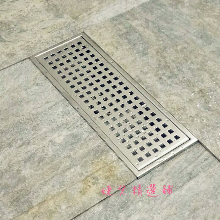 全304不鏽鋼30c方格洞洞排水孔蓋 落水頭長方形地排廚房浴室裝修304不鏽鋼防臭防蟲設計 蝦皮購物