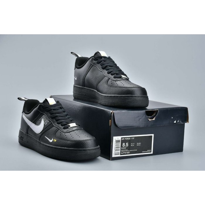 nike air force 1 low lv8 utility black & white