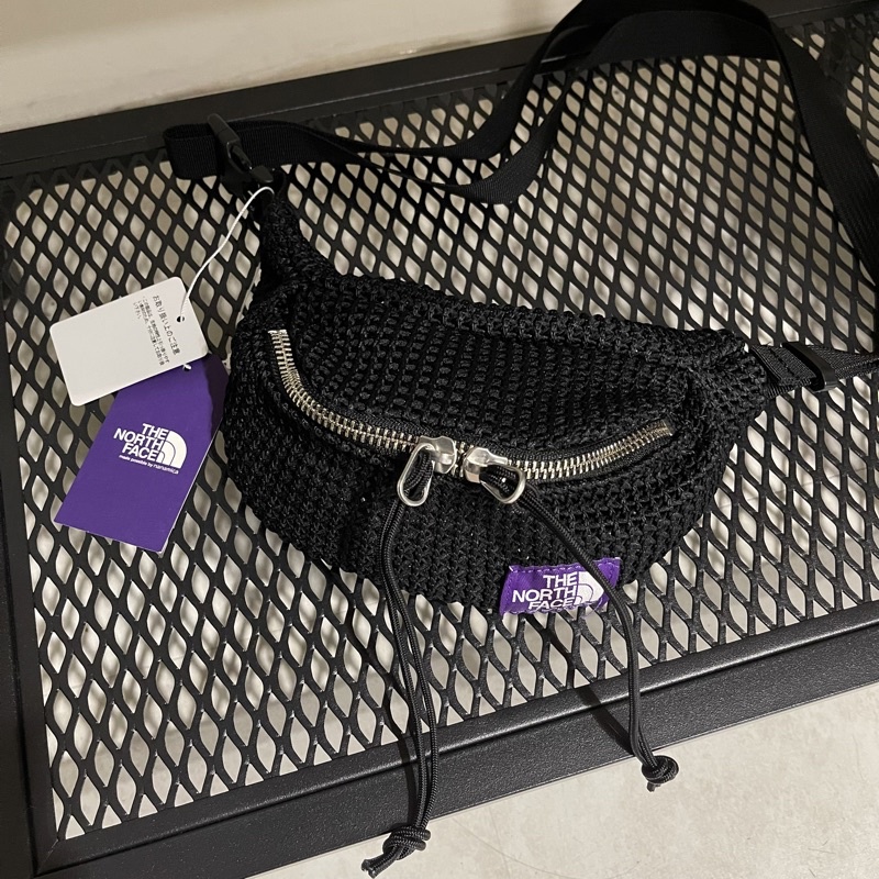 { Via } 台北信義 THE NORTH FACE 紫標 MESH WAIST BAG 迷你 網狀 腰包 小廢包