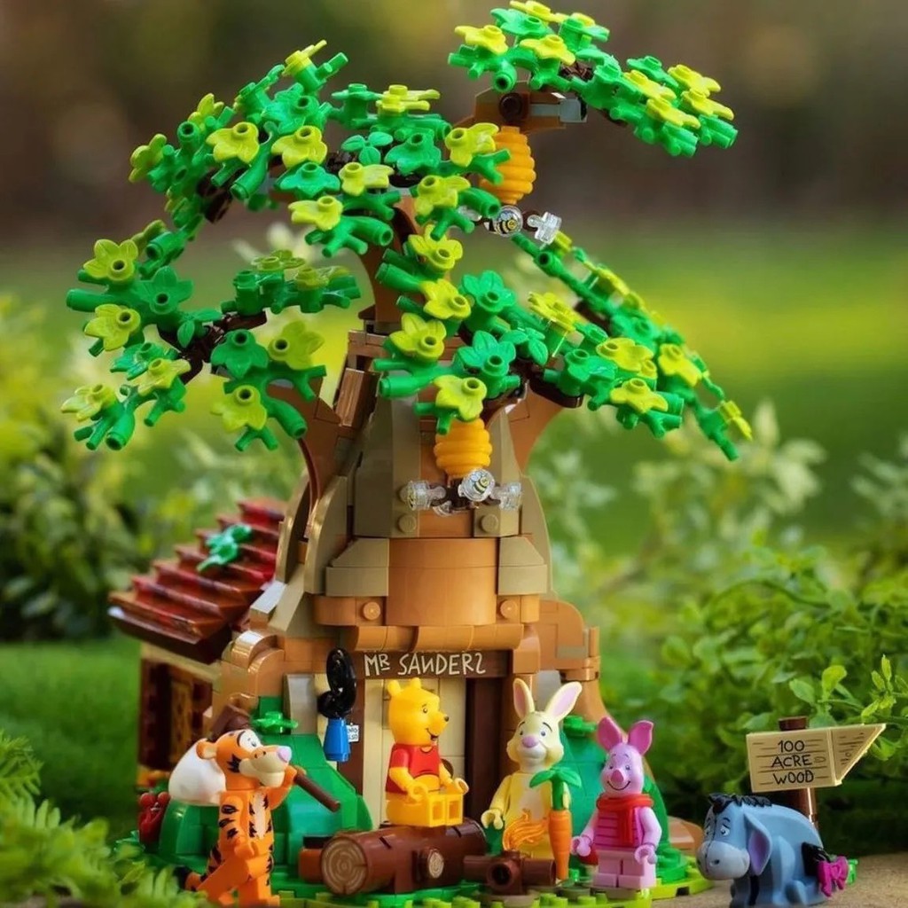 🐻熊熊🐻現貨🔥白牌61326 維尼小熊套裝樹屋 兼容LEGO 21326