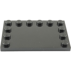[樂磚庫] LEGO 6180 平滑板 特殊型 黑色 4x6 618026 4100378
