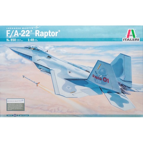 ITALERI 軍事模型 1/48 F-22 RAPTOR 戰鬥機 組裝模型 東海模型