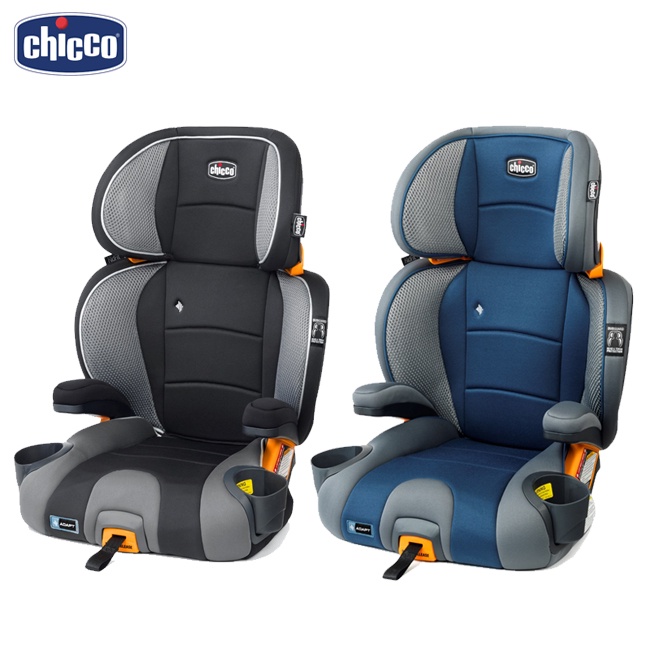 Chicco KidFit Adapt Plus ISOFIX 成長型安全座椅 -智能恆溫版 (煤灰黑/霧化藍) 汽座