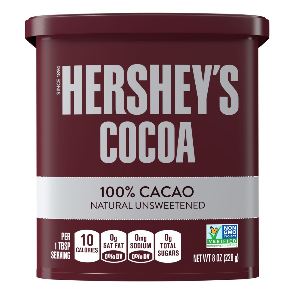 HERSHEY'S好時 無糖 100%純可可粉小罐(226g)