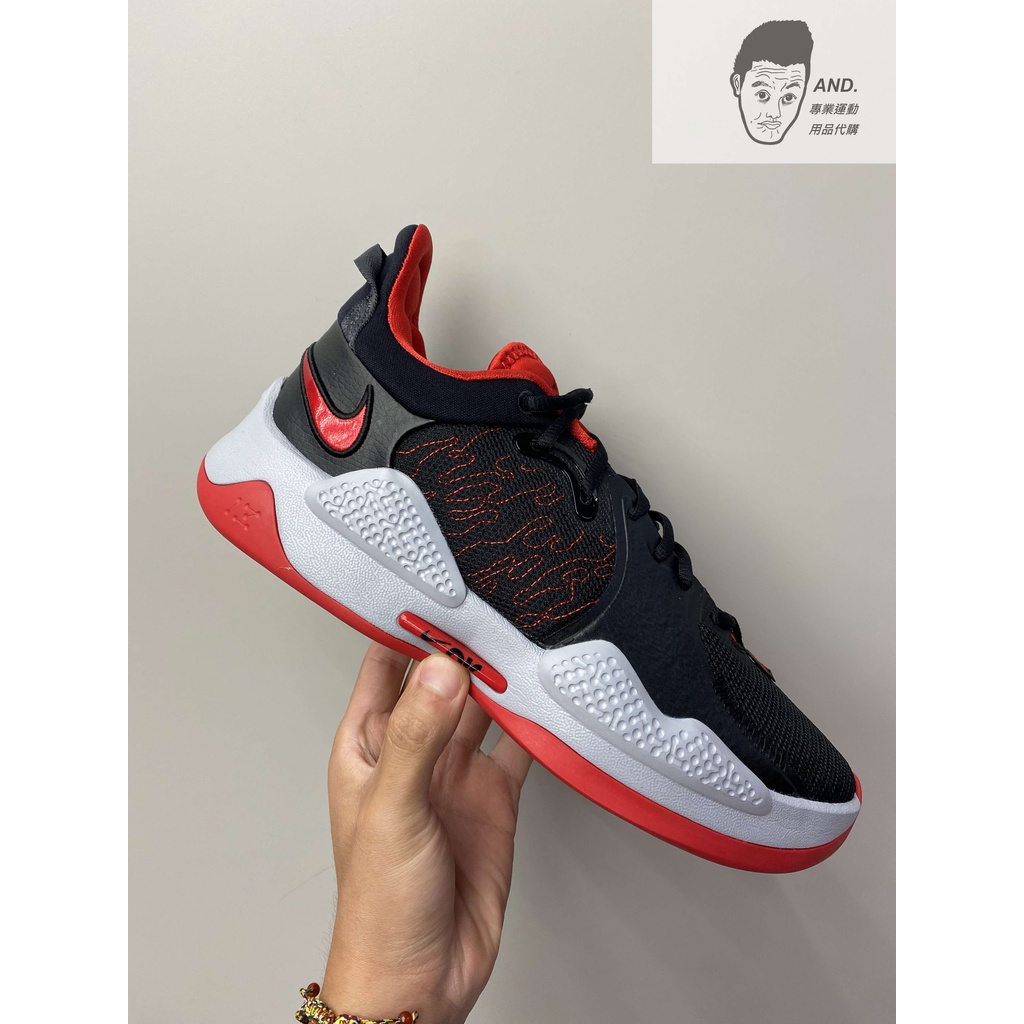 【AND.】NIKE PG 5 EP PG5 XDR 耐磨 黑紅色 籃球鞋 男款 CW3146-002