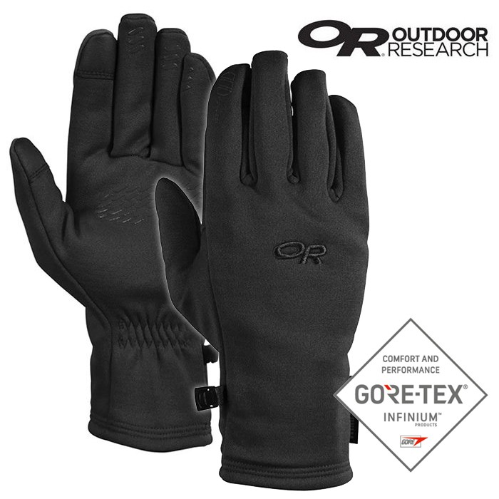【Outdoor Research 美國】防風保暖觸控手套 防風手套 男款 黑色 (243172-0001)