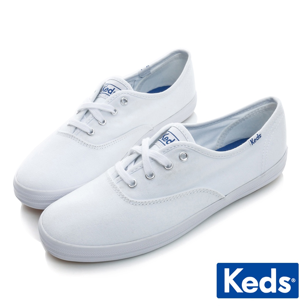 【Keds】CHAMPION 品牌經典帆布鞋小白鞋 (9211W110002)