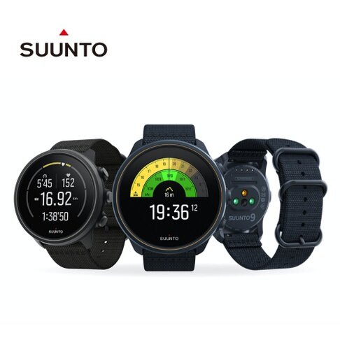 【SUUNTO】SUUNTO 9 BARO Titanium 花崗石藍 木炭黑 鈦金屬 堅固強勁超長電池續航力多項目運動