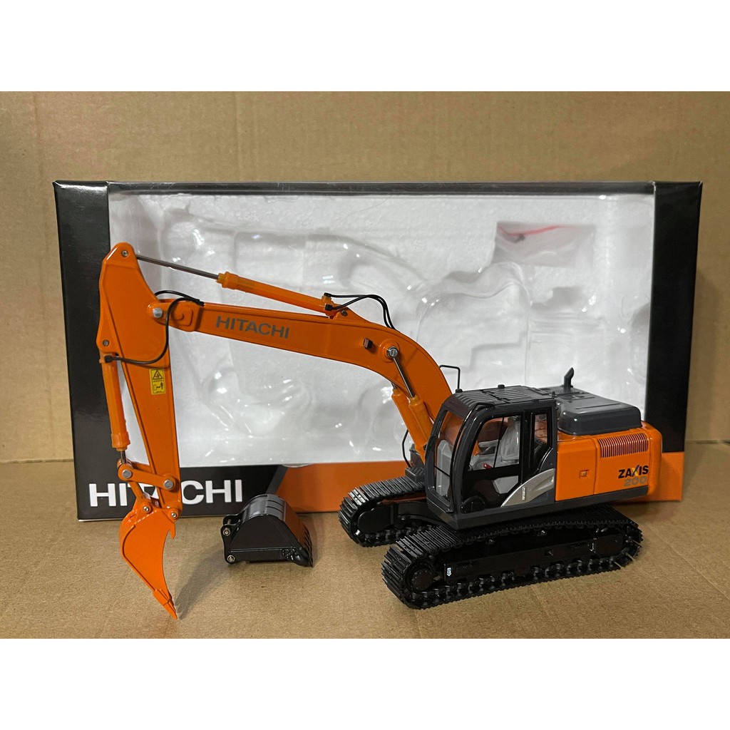 1/50 挖土機 模型  HITACHI  日立  ZAXIS200 改裝 管路挖斗