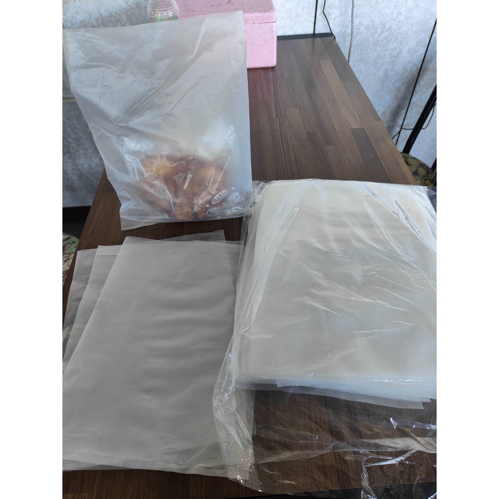 耐熱袋 透明塑膠袋 (四兩 六兩 半斤 一斤)秤重賣！選擇數量1=1kg