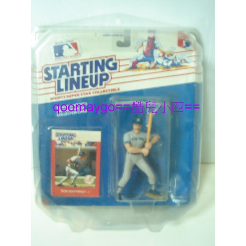 MLB Starting Lineup 洋基隊 公仔 球卡 Don Mattingly 公仔  古著  全新未拆 道奇隊